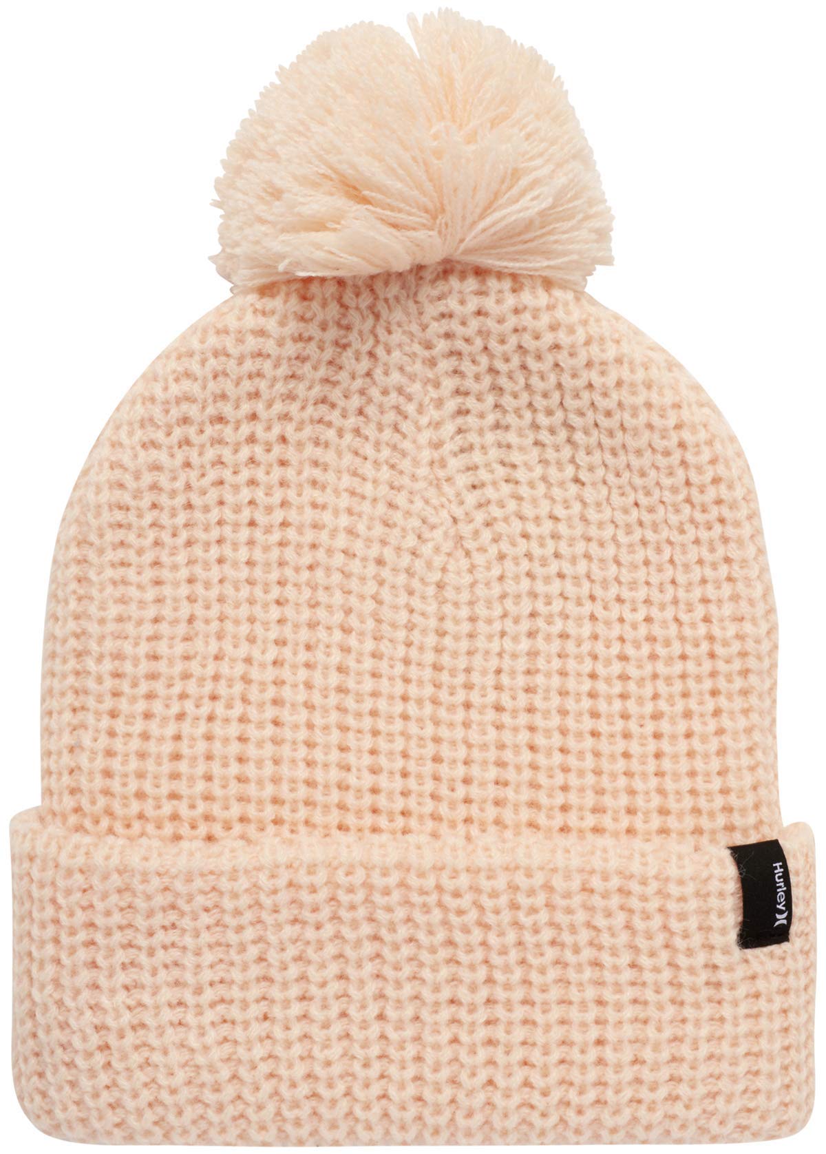 Hurley Women's W Lydia Pom Beanie, Crimson Tint, no Size