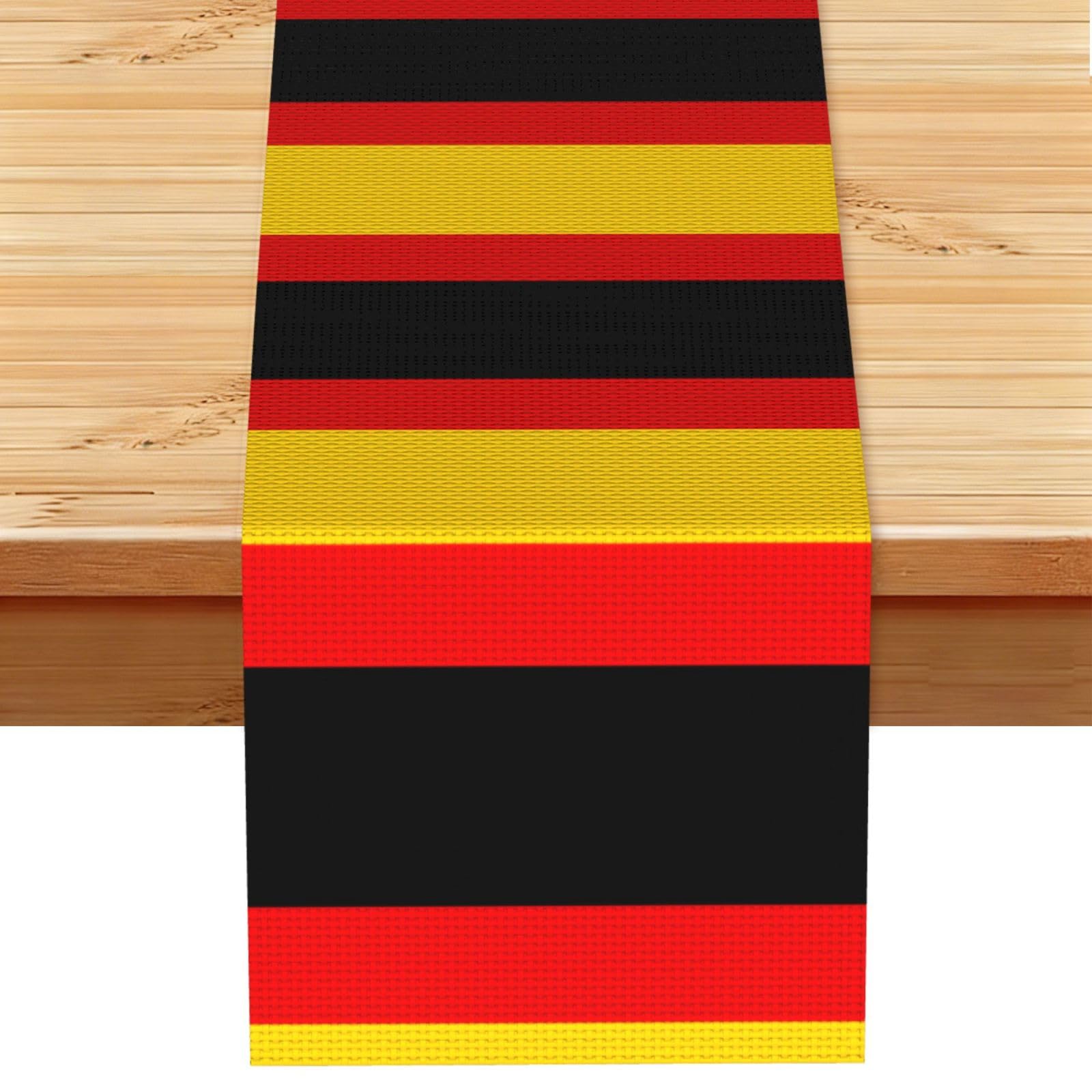 German flag Print Table Runner World Cup-Themed Dining Table Decor for Coffee Dining Table and More