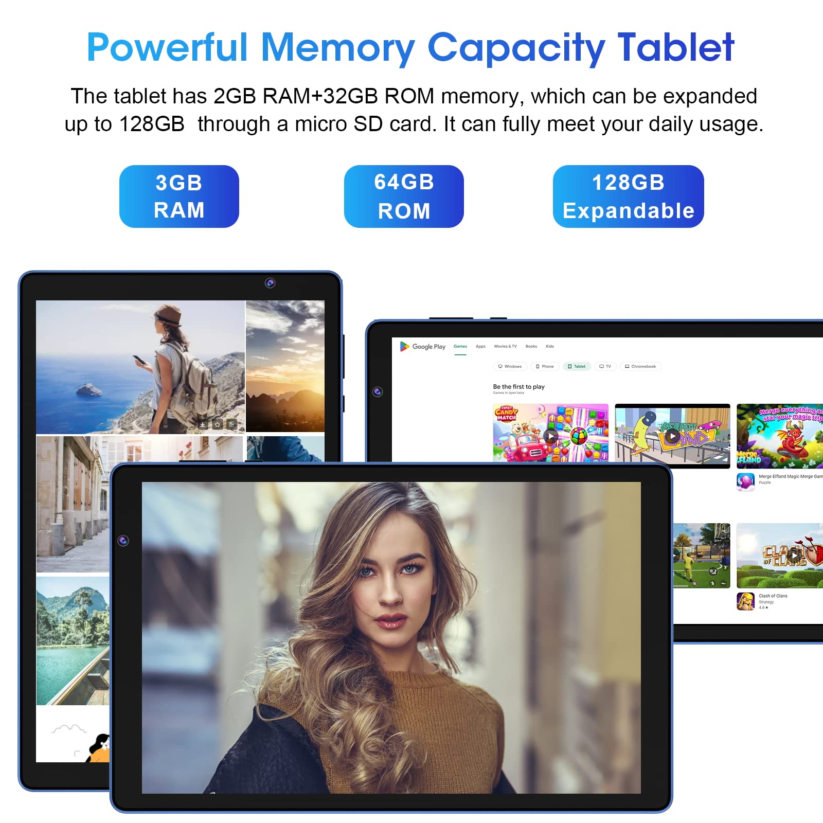 WeTap Tablet 10.1 Inch M10 Android 12.0, 2GB RAM 32GB Storage