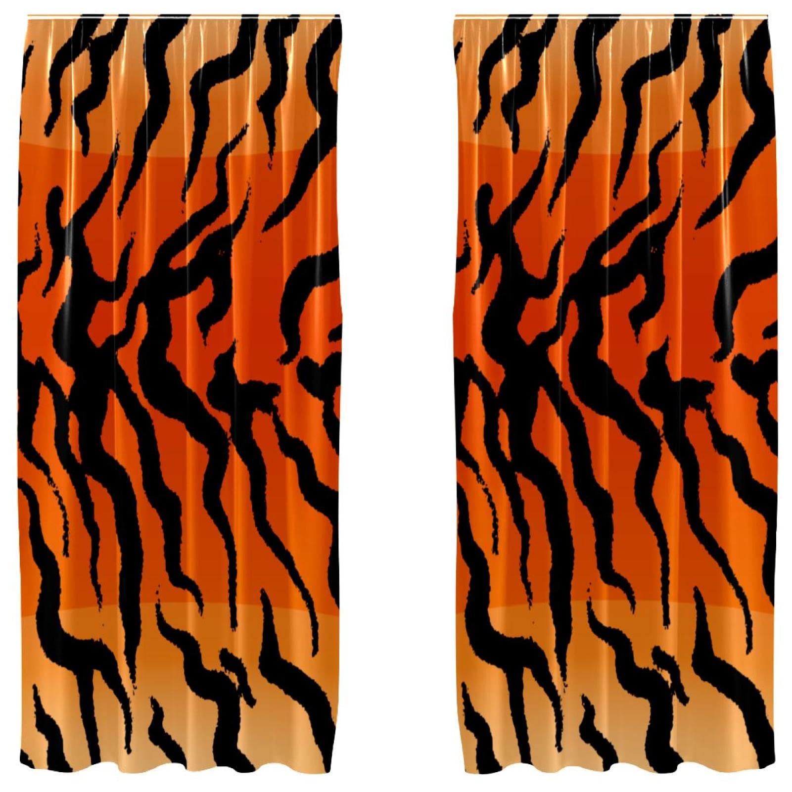 Paneles con fondo de rayas de tigre 55x84 pulgadas para decorar salón o dormitorio