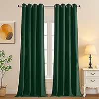 Vista 130 de Simplebrand Juego de 2 paneles de cenefa aguamarina para ventana de cocina de 14 pulgadas de largo, cortinas de oscurecimiento de habitación