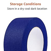 Vista 3 de Yaxa Basics Blue Painters Tape, 1.88" x 180', Set of 6 Rolls