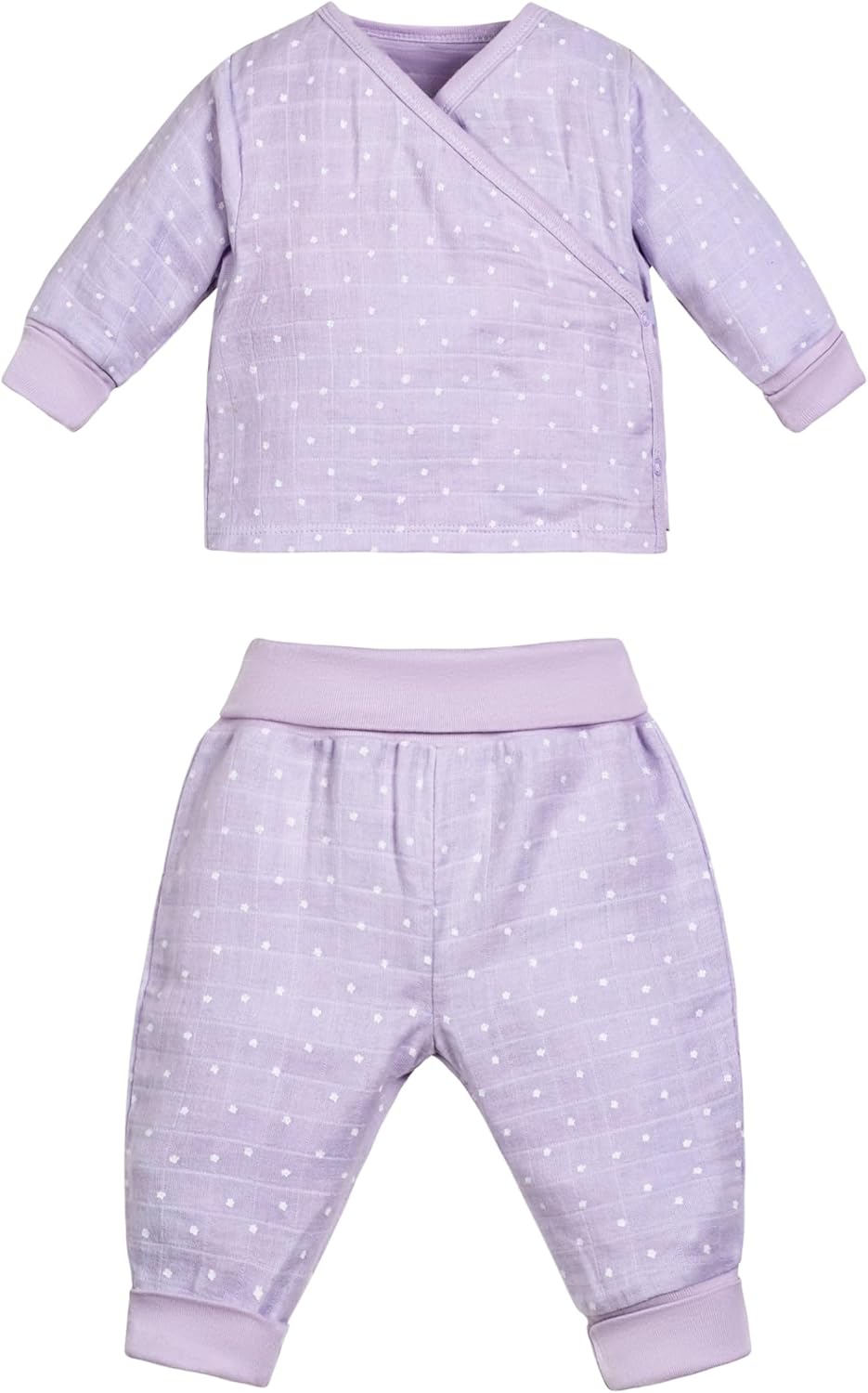 Under the Nile Organic Cotton Muslin Side Snap Top and Pants Set