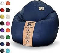 Vista 10 de Bean Products Funda de vinilo para puf de barco marino, estilo retro, resistente a la intemperie, para adultos, funda lavable sin relleno, cómoda