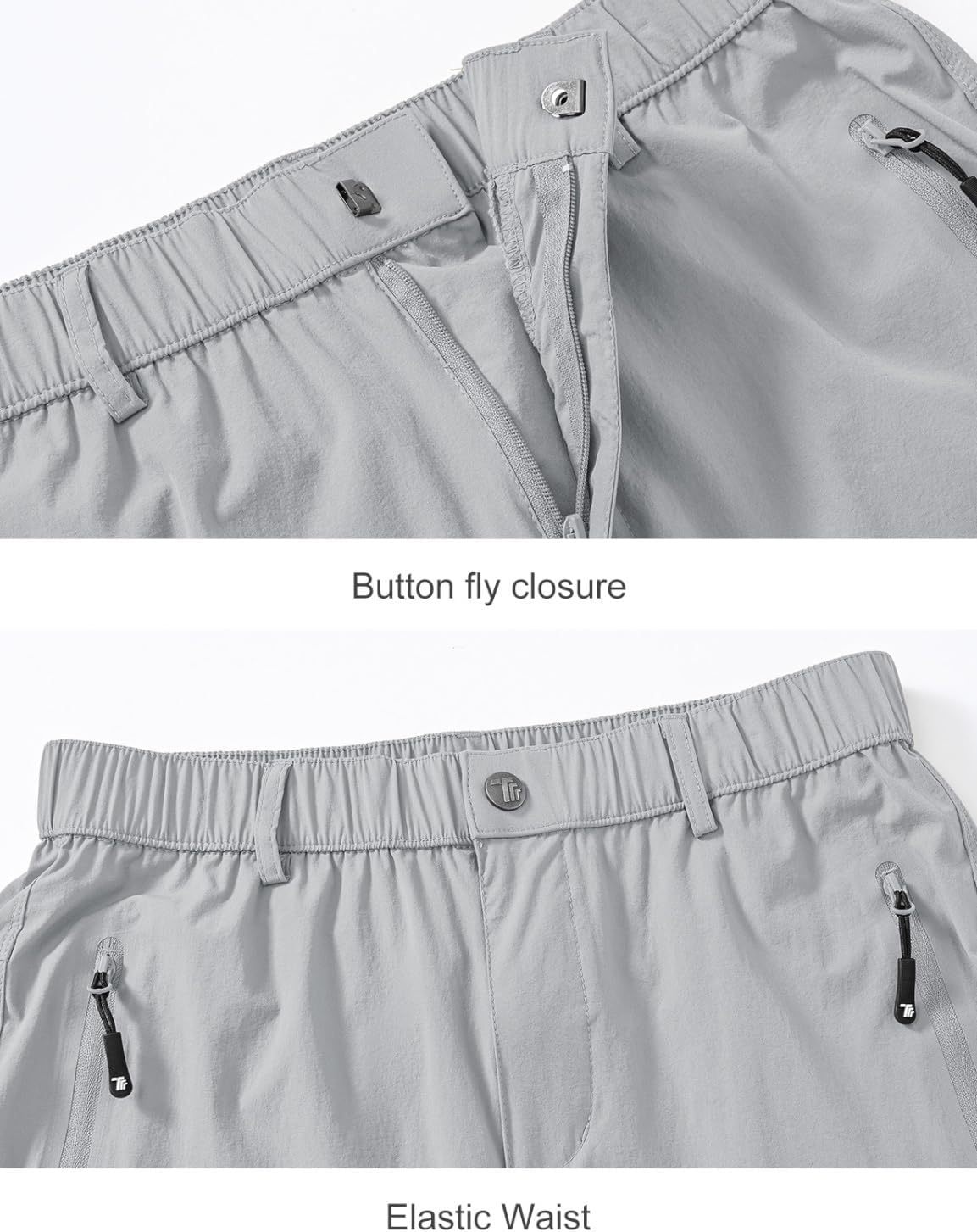 Gopune Women's Hiking Pants Lightweight Quick Dry Water Resistant Elastic Waist Workout Travel Athletic Joggers - Image 6