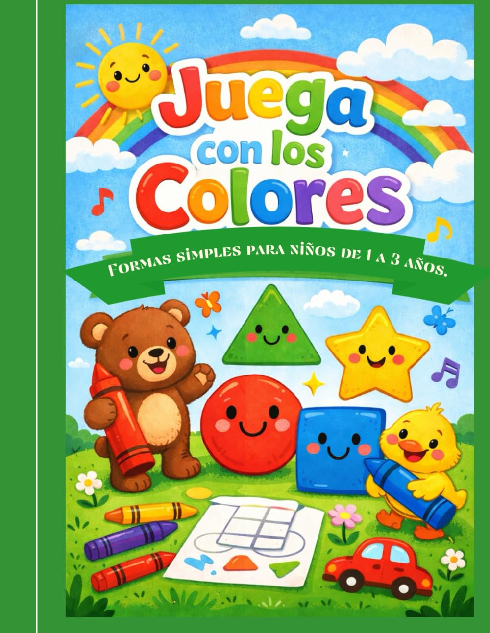 Juega con los Colores: Formas simples para niños de 1 a 3 años.