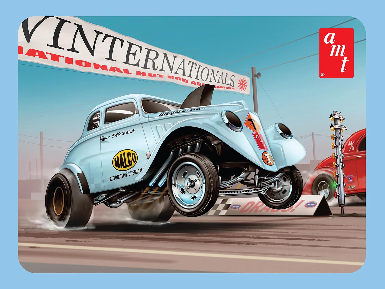 Amazon.com: AMT Skill 2 Model Kit 1933 Gasser Ohio George with