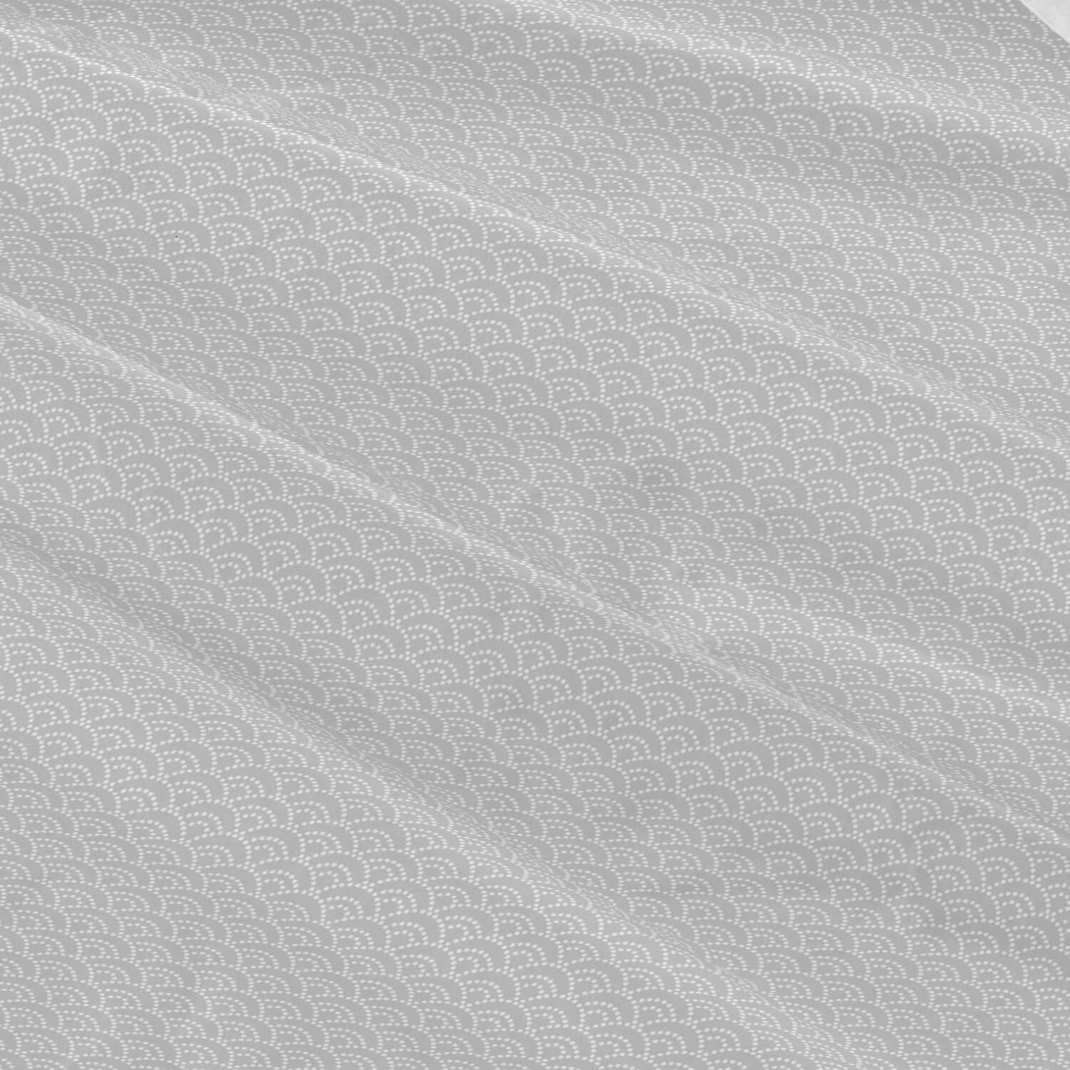 Burrito Blanco | Sábanas de algodón 612, Gris | para Cama de 90 cm (+ Medidas Disponibles) | Sábanas de algodón 90 | Cama indivual 90