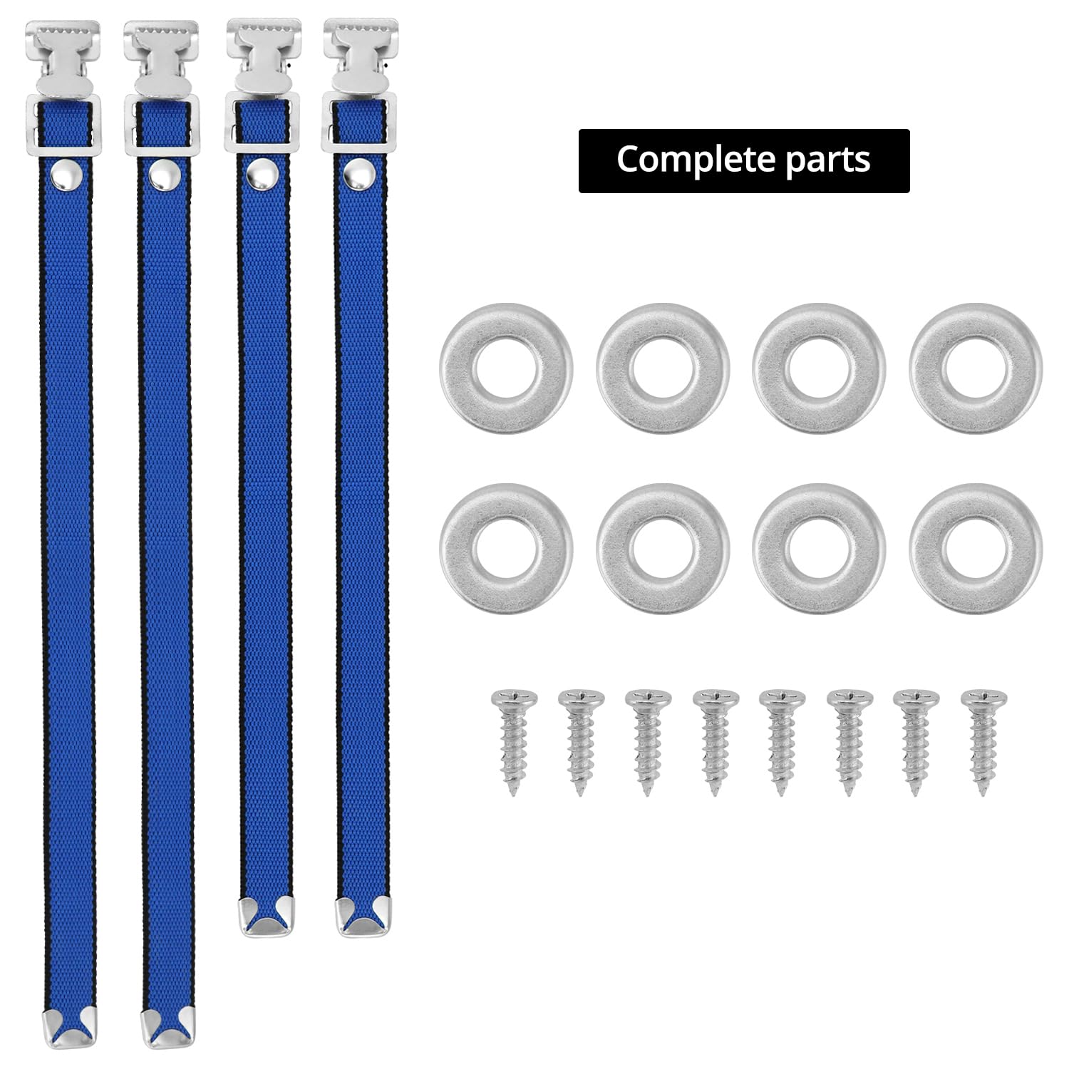 QWORK Drywall Stilts Straps Kit - 4PCS Adjustable Universal Stilts Replacement Straps, for Home Improvement, High Wall Painting image 5