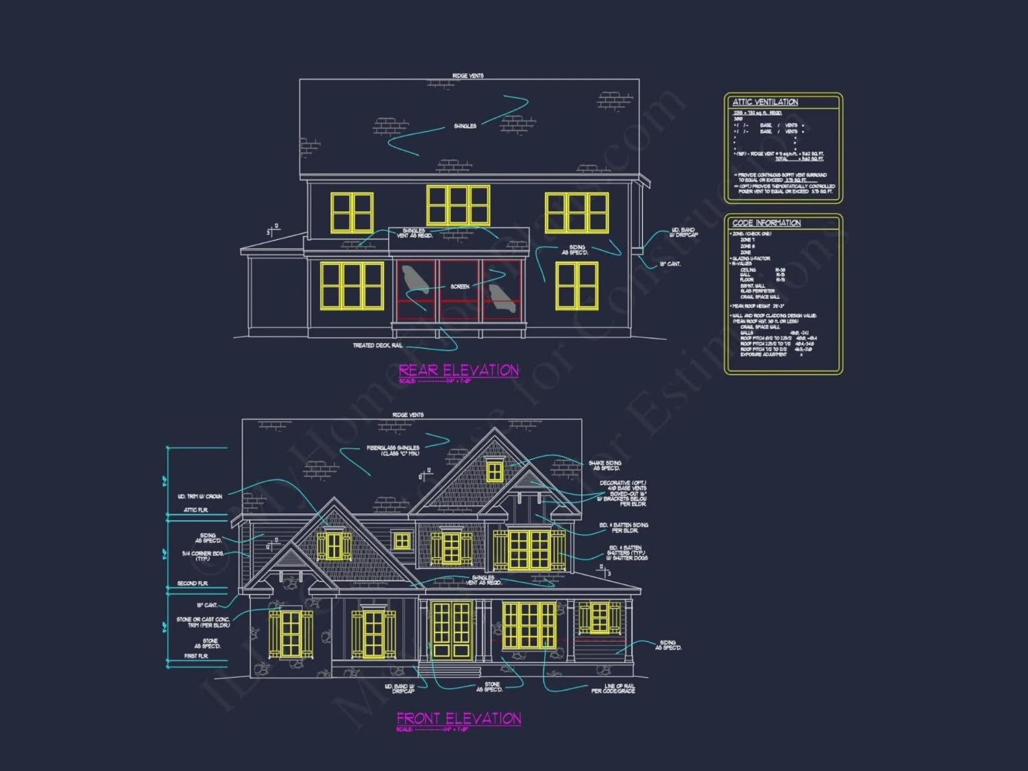 14-1671 HOUSE PLAN - House Plan Blueprint with Spacious Layout, CAD Design & Features