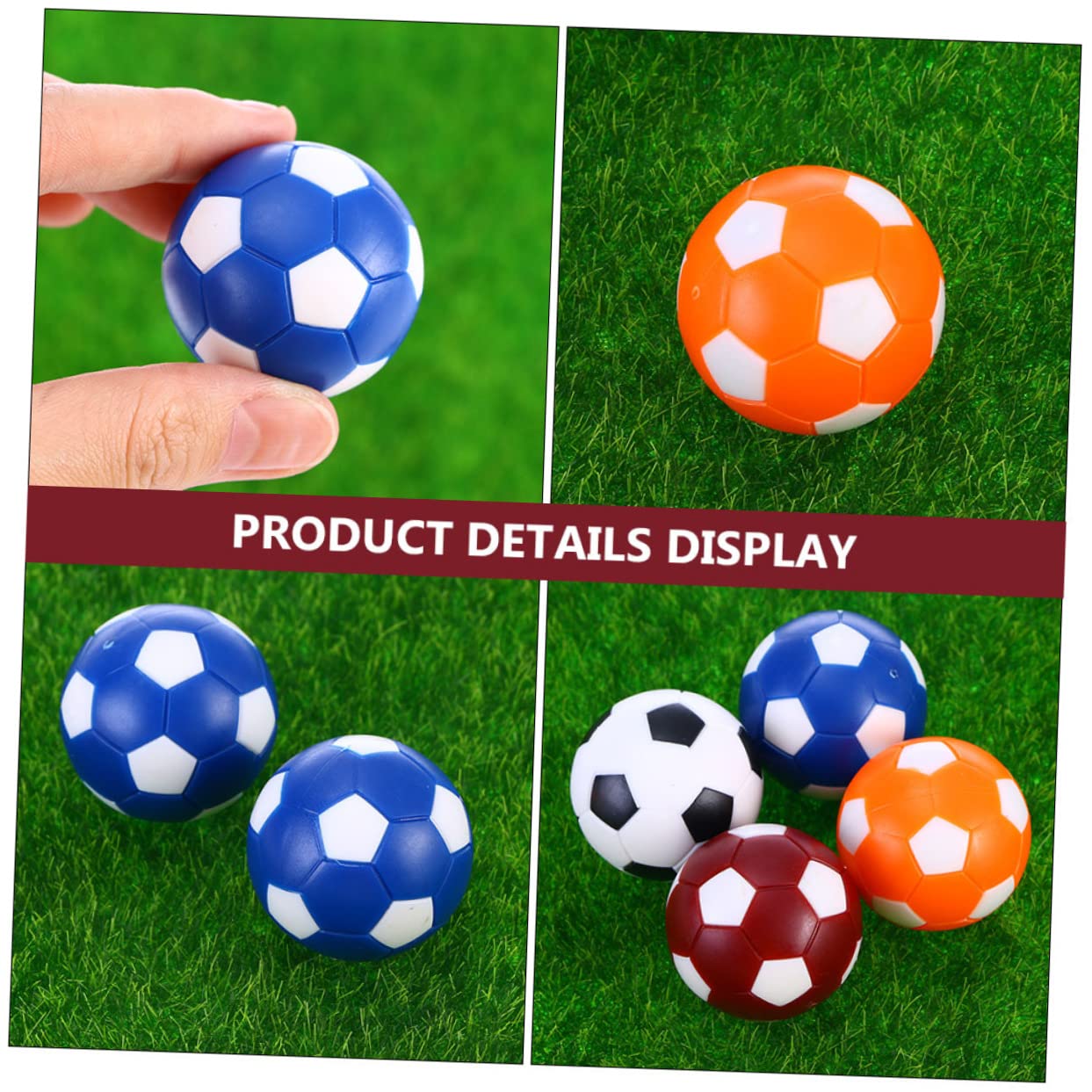 OSOLADY 16Pcs Foosball Replacement Balls for Standard Table Football Games Lightweight and Tabletop Soccer Accessories for Enhanced Gameplay Experience