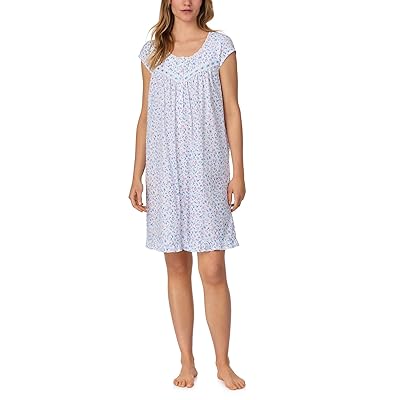 Eileen West Womens Short Cap Sleeve Nightgown Women