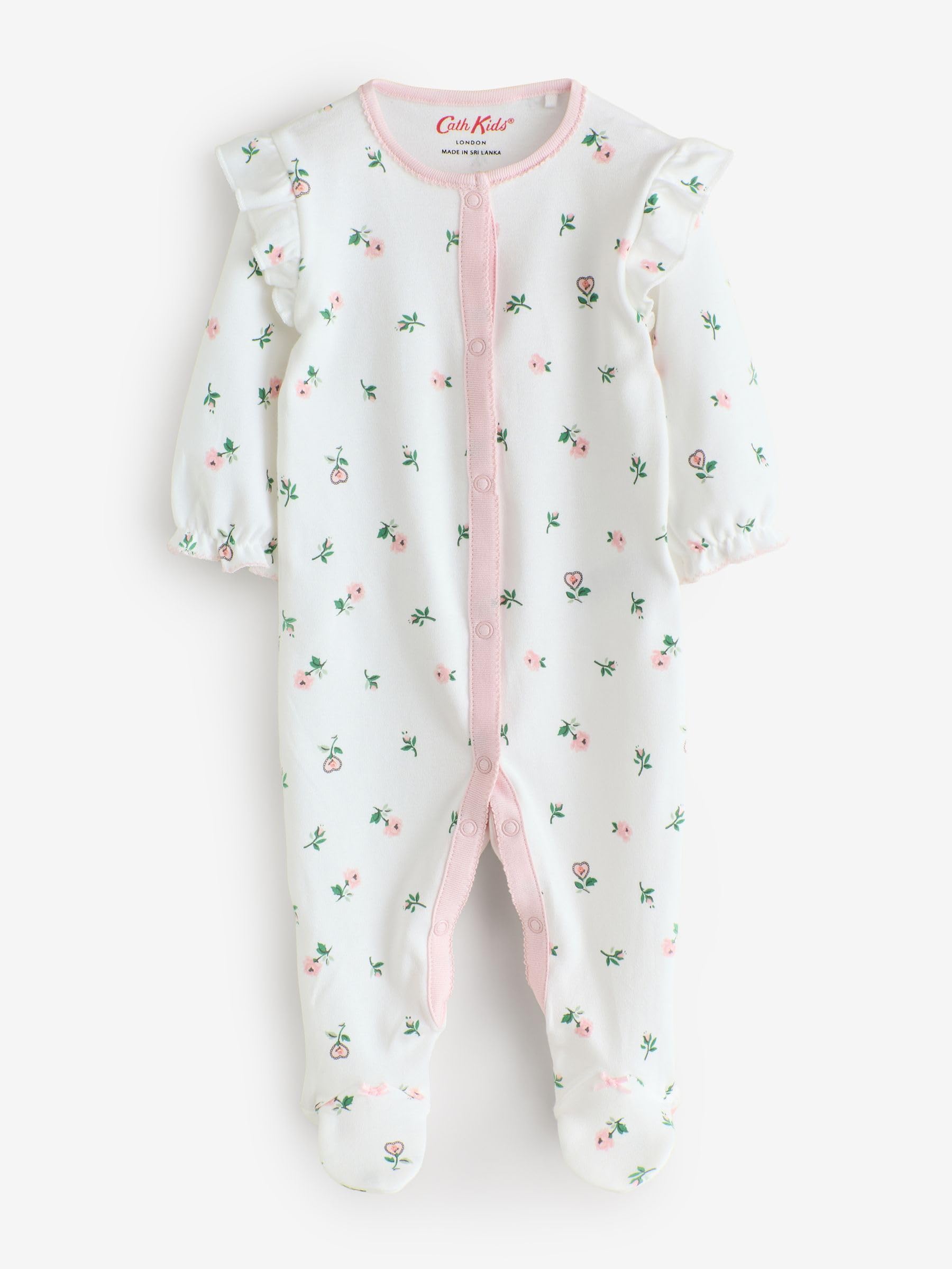 NEXT Bebés niña Pack de 3 Pijamas Tipo Pelele de bebé de Cath Kidston