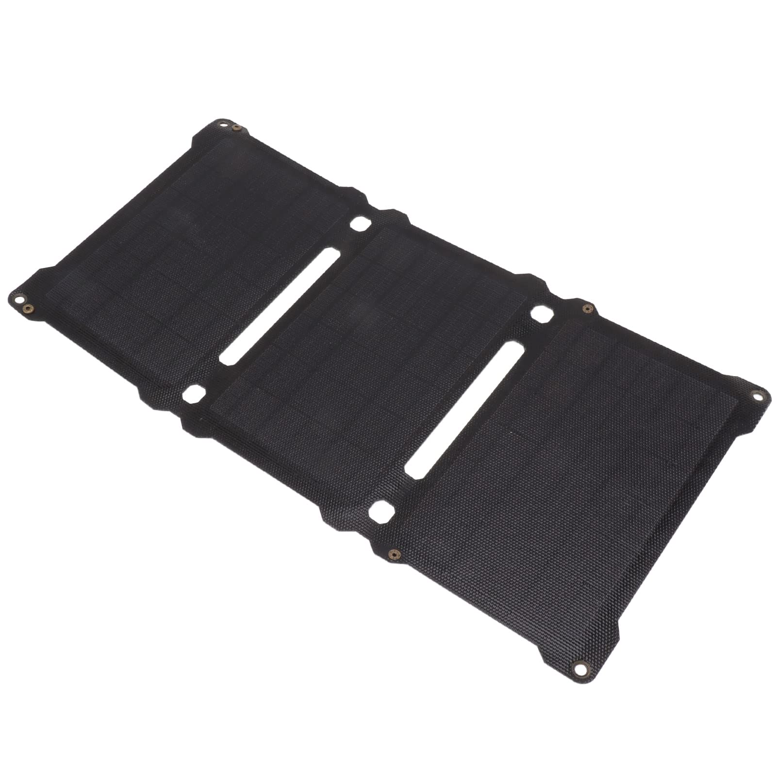 30W Folding Solar Panel, 18V 5V Portable Foldable Solar Panel Kit Efficient for Hiking for Mountaineering (Black)-image-23