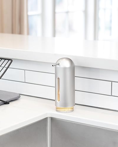 Miniatura 2 de Umbra Penguin - Bomba de jabón, dispensador de jabón de cocina, níquel, 12 oz (12.0 fl oz)