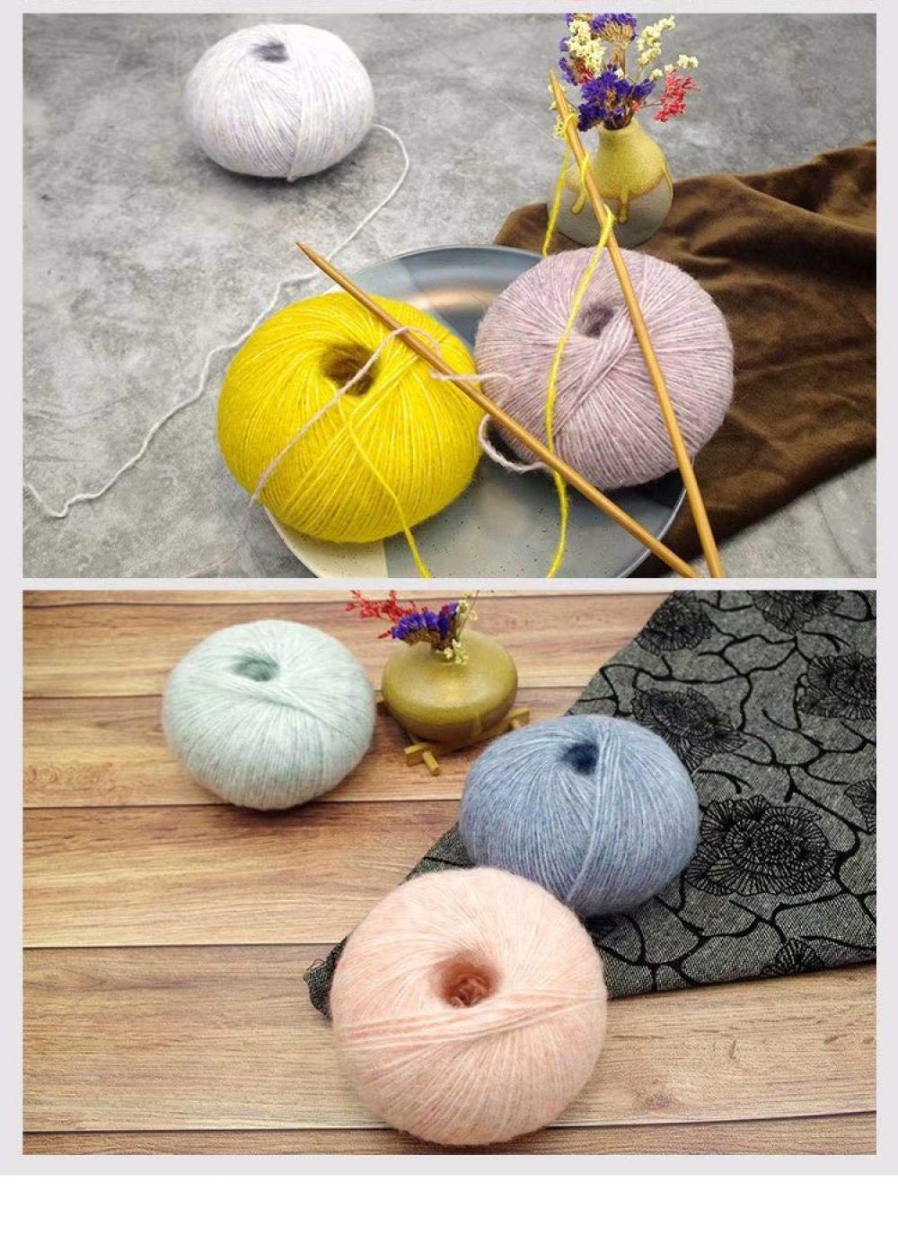 Baumwollgarn Für 50 G/Ball Merinowolle Mischwolle Häkelwolle Pullover Umweltfreundlicher Schal-10_8Pcs