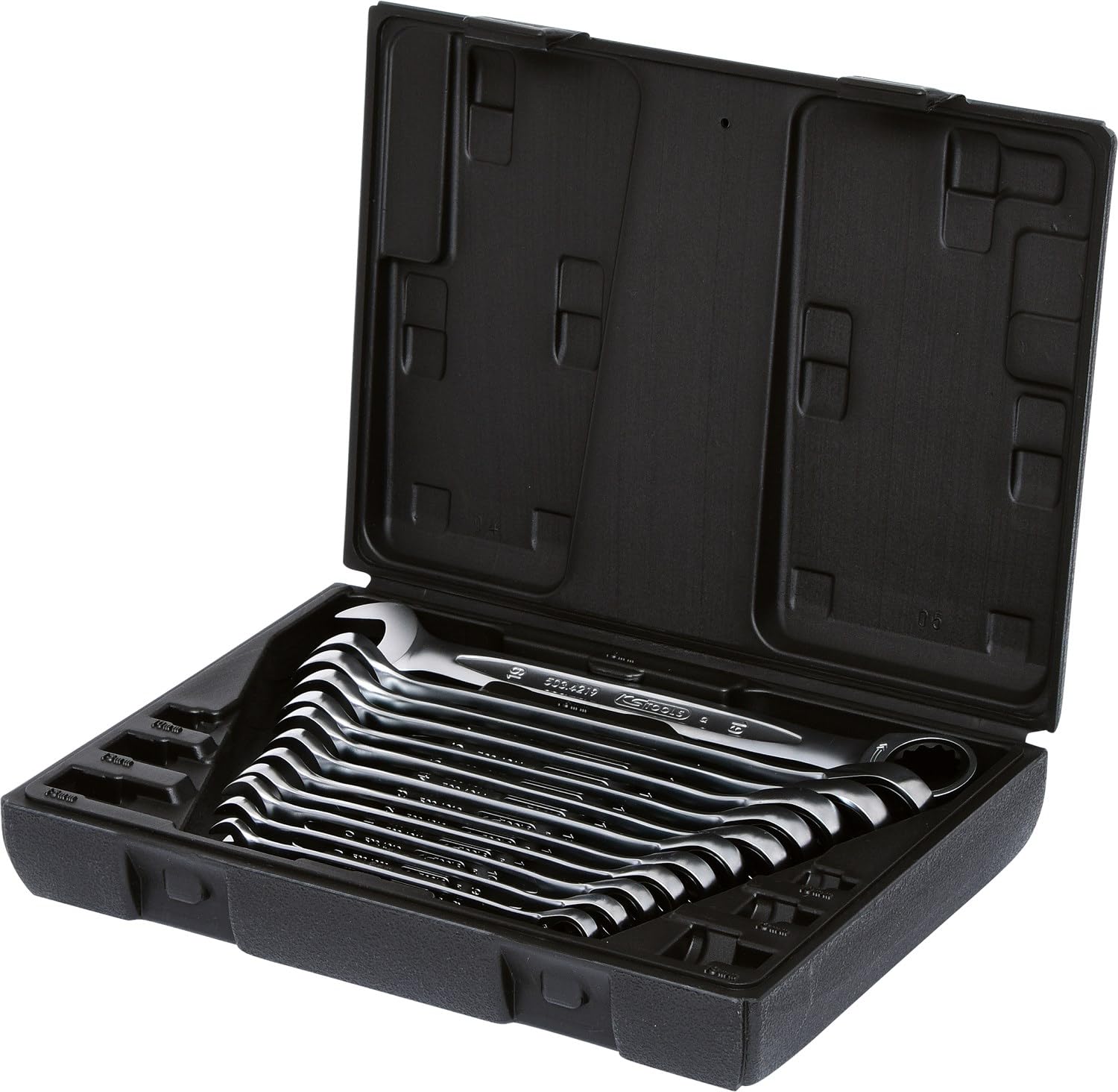 KS Tools 503.4265 Juego de llaves combinadas con carraca GEARplus, 12 pzs