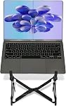 NEXSTAND K1 Support pour ordinateur portable, porte-ordinateur portable pliable en fibre de carbone, 7 Niveaux Hauteur réglable Riser pour ordinateur portable ergonomique pour bureau, MacBook, Carnet