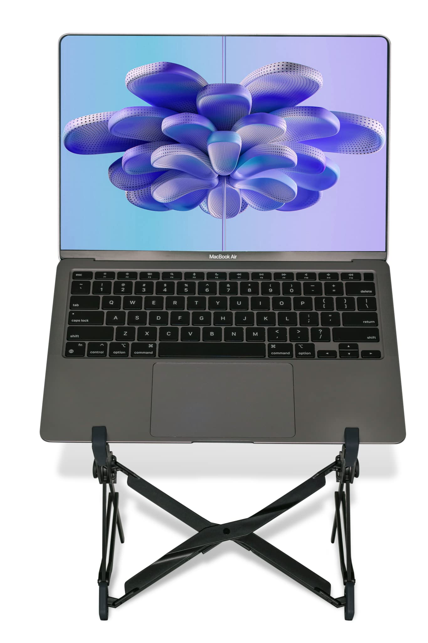 NEXSTAND K1 Supporto per computer portatile, pieghevole, in fibra di carbonio, 7 livelli di altezza, regolabile, ergonomico, per scrivania, MacBook, notebook