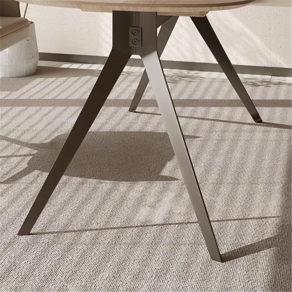 Nowoczesne minimalistyczne biurko biurowe do komputera z nogami ze stali nierdzewnej drewno sosnowe stół do pisania do domowego biura lub studia (M) elegancka konstrukcja funkcjonalna szuflada