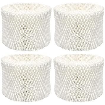 Humidifier Filters Replacement Compatible with Honeywell Humidifier Filter HAC-504 HAC-504AW Filter A, Fit for Honeywell HCM-350 HCM-500 HCM-600 Cool Mist Humidifiers, 4 Pack, White