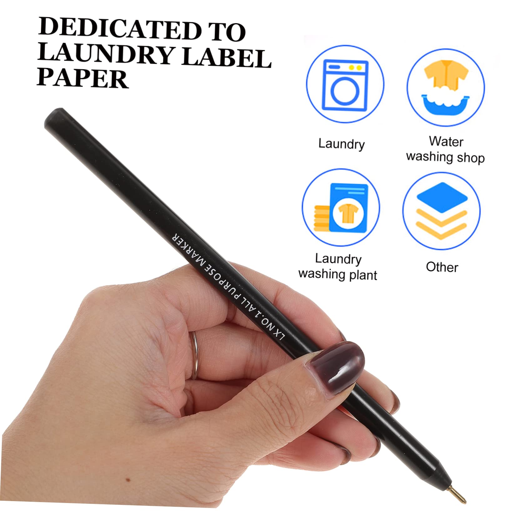 NUOBESTY 20stücke Wasserdichte Textilmarker Für Kleidung Vielseitige Marker Für Wäsche Etiketten Und Diy-projekte Beschriftung Für Kinderkleidung Und