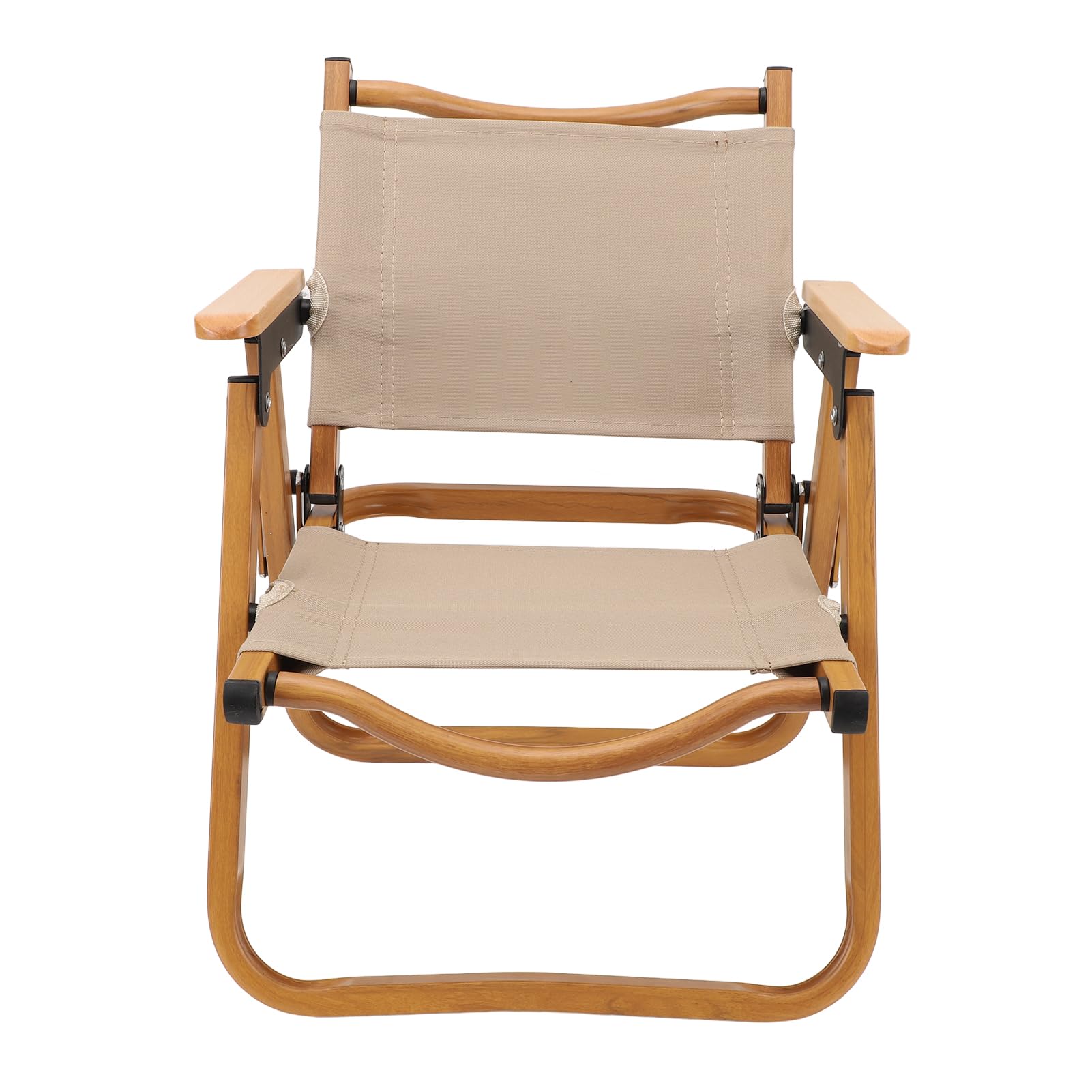 EMUKOEP Silla de Camping para Niños, Silla de Campamento Plegable Portátil de Lona de Grano de Madera de Aleación de Aluminio para Niños Menores de 6 Años