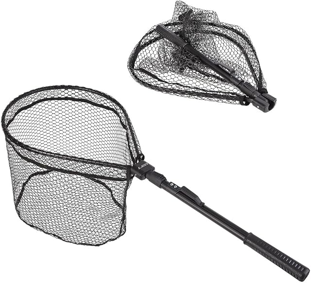 Lixada Fly Fishing Landing Net Wooden Handle Frame Catch (type4)