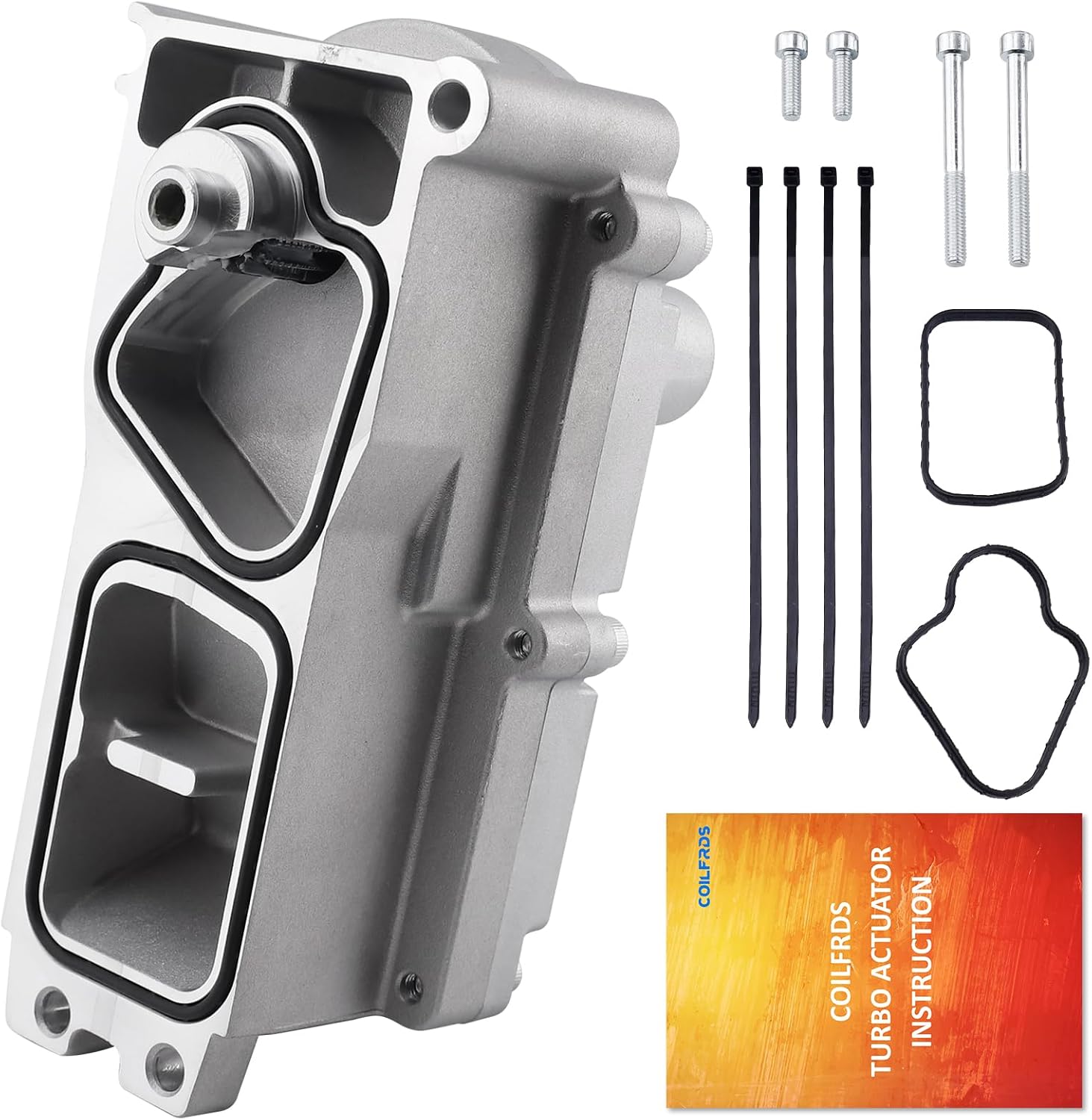 Self-Calibrating VGT Turbo Actuator Compatible with 2019-2024 Ram 2500 3500 6.7L Cummins, Fits Holset HE300VG HE351VE, OE 68444771AA