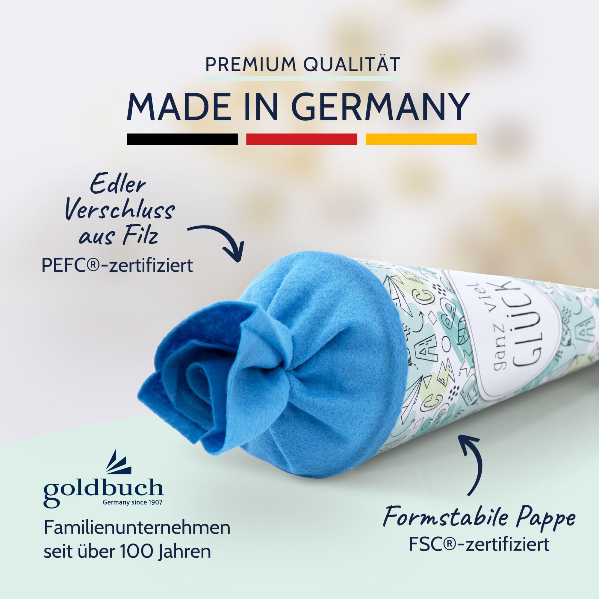 Sac D'école 'frères Et Sœurs' Goldbuch Avec Motif Carte Du Monde – 35 Cm, Carton Verni, Pour Rentrée Ou Cadeau
