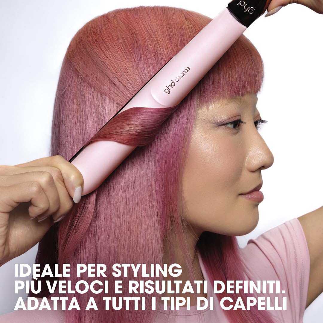 ghd Chronos Piastra & Styler – La Più Avanzata, Styling 3X Più Veloce, Maggiore Lucentezza – Senza Danni da Calore Estremo – Per Tutti i Tipi di Capelli