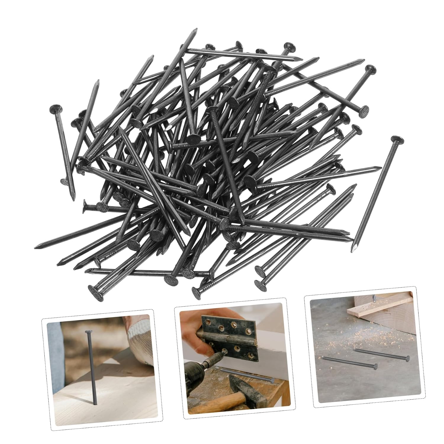 GLEAVI 500g Long Door Nails Decorative Hardware Nails for Door Trim and Frame DIY Hanging Hardware