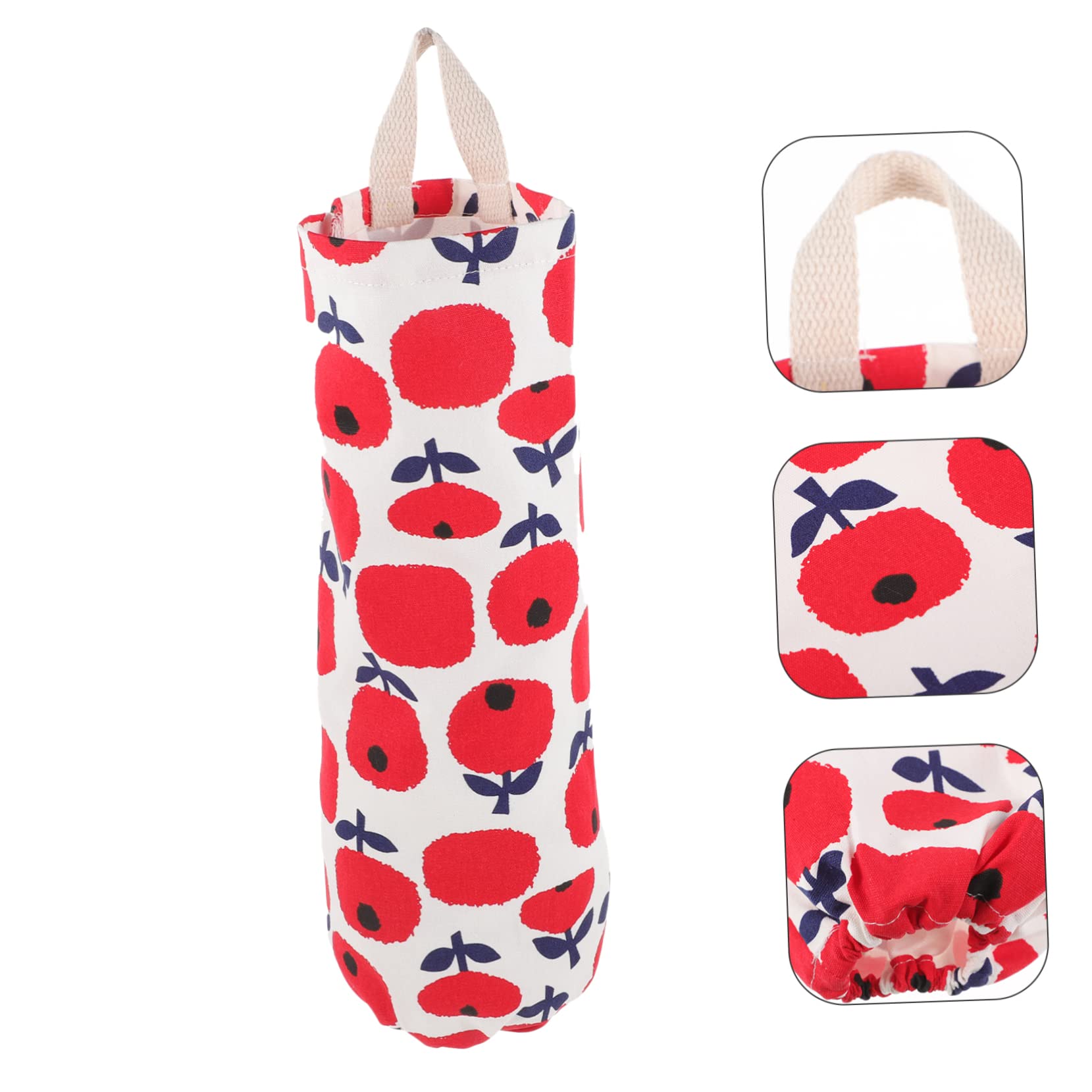 ABOOFAN 5piezas Soporte De Bolsas De Plástico Colgante para Cocina Organizador De Bolsas De Desecho De Tela Resistente y Reutilizable Gran Capacidad Dispensador Práctico para Hogar y