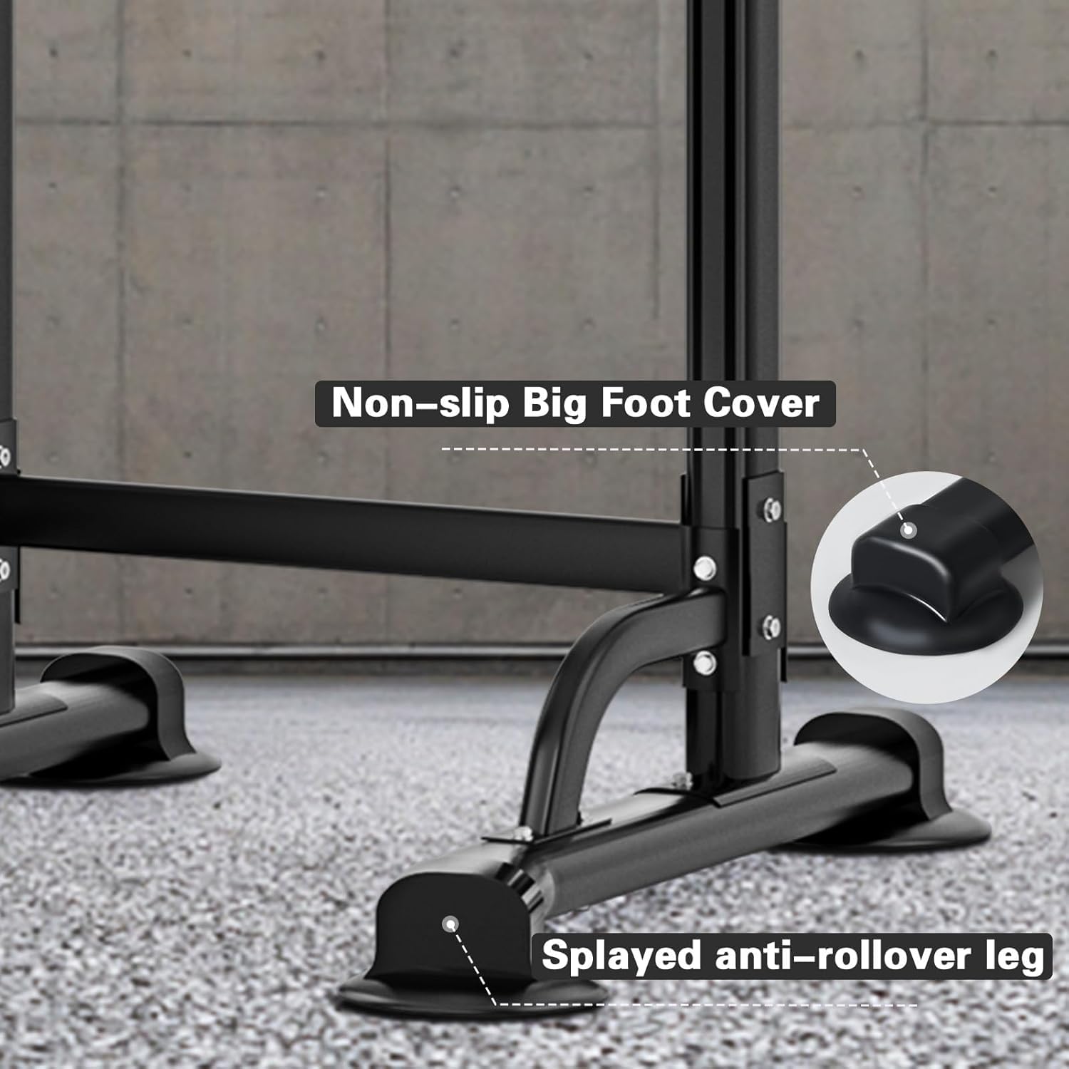 SAEIV Power Tower Dip Station - Barra per trazioni autoportante con aste per dip, multifunzione per allenamento di forza per palestra a casa
