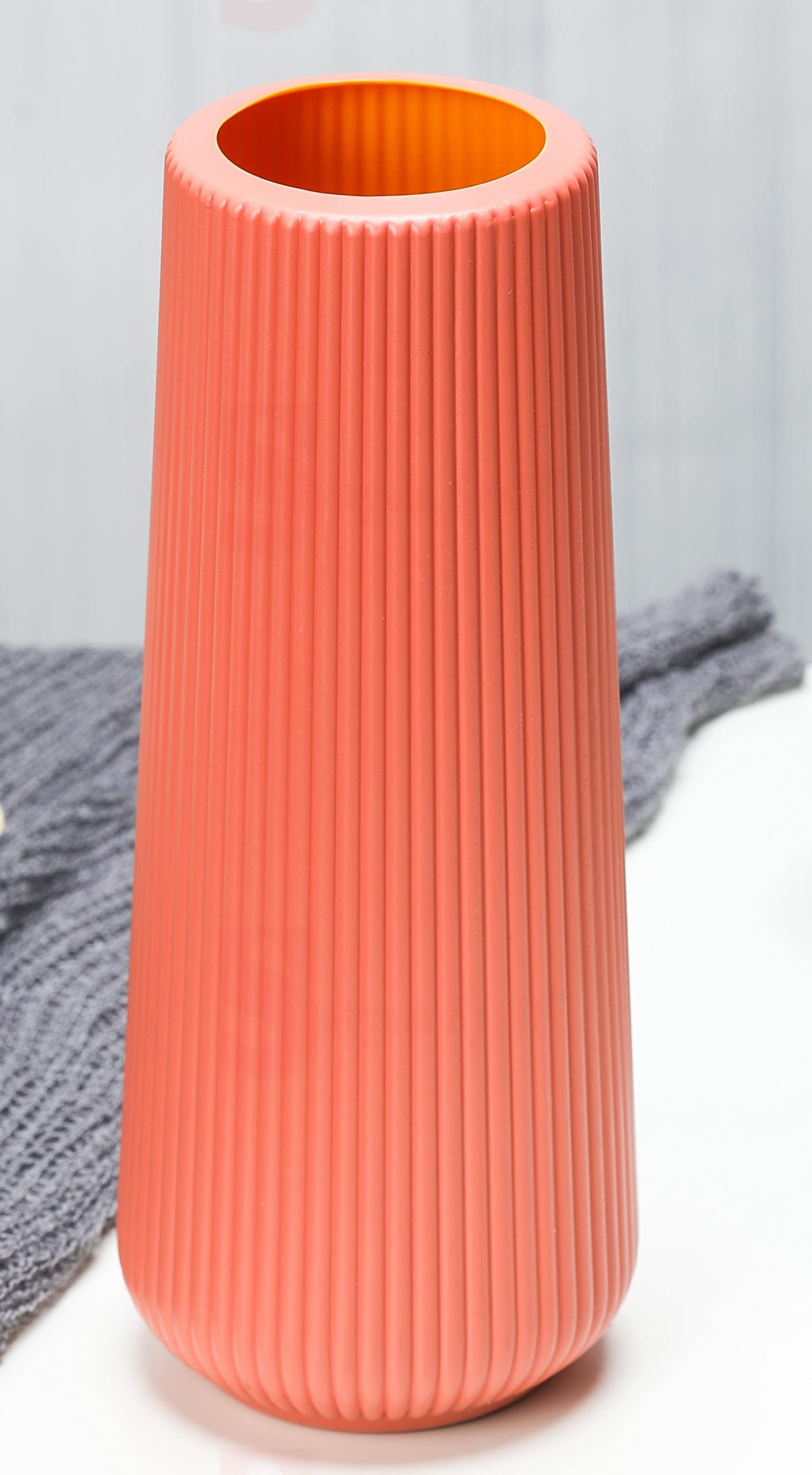 SATYAM KRAFT 1 Piece Small Size Unbreakable Plastic Vase for Flower Pot,Diwali Gift,Newyear,Home Decor, Bedroom, Office Décor Item,Nordic Design Decoration and Craft,Deepwali(Pink) 9 Inch (B0BRSLC8KL) Amazon Price History, Amazon Price Tracker