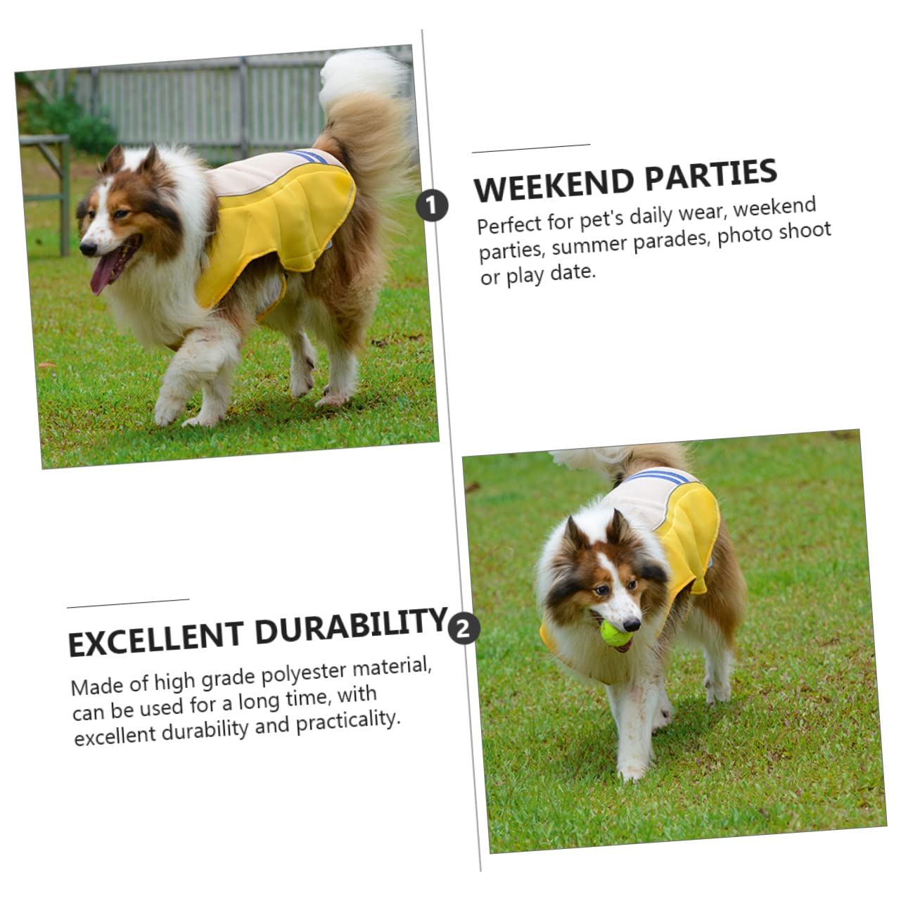 VANZACK Gilet Rafraîchissant pour Chien Combinaison pour Animaux De Compagnie Gilet Respirant Protection Solaire