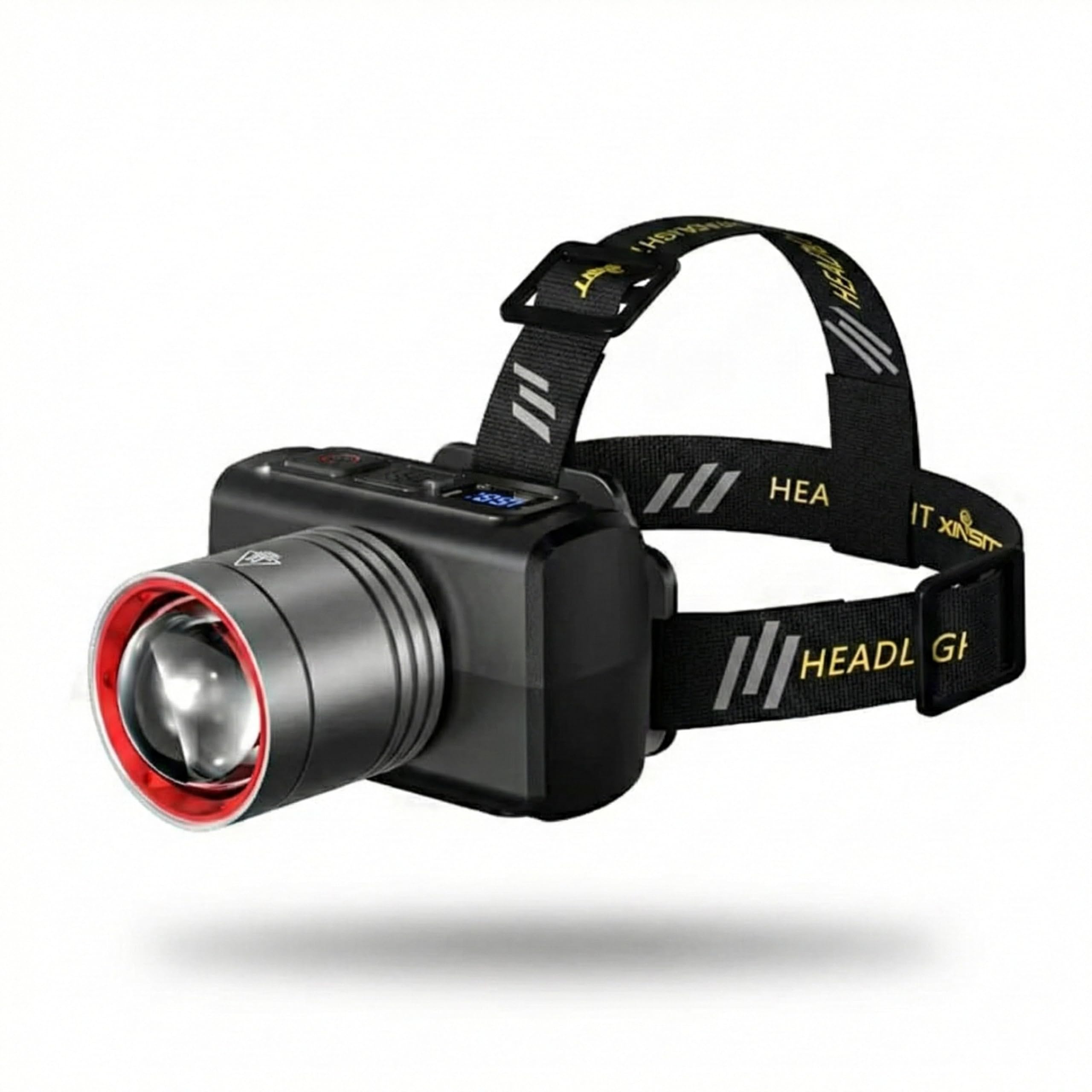 Drumstone LED Headlamp Powerful Head Flashlight with Built-in Battery | USB Rechargeable Head Torch for Fishing, Camping, Outdoor Work & Emergency Use-image-9