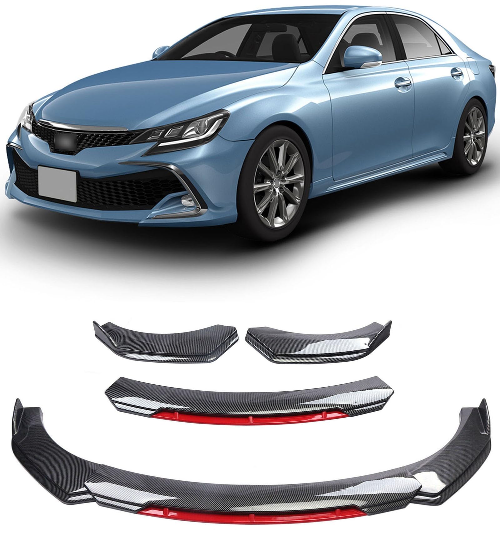 Amazon | トヨタ マーク X 120系130系 適用 バンパースポイラー