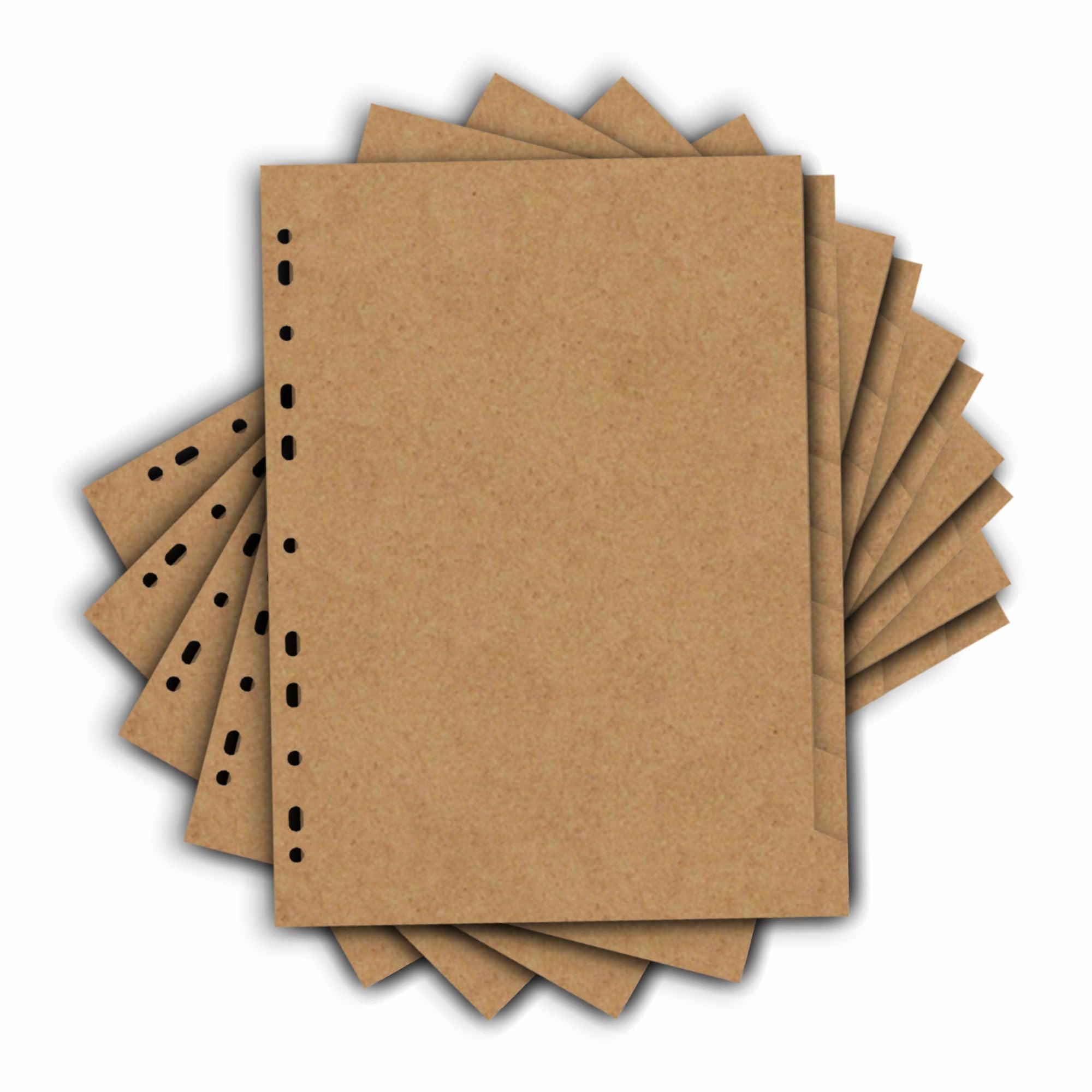 M1SS A4 File Dividers Extra Wide Tabbed Index with Multi-Hole Punch, Fits Ring Binders & Lever Arch Files – 12 Pack for Office, School & Home Organisation (Kraft, 10 Part)