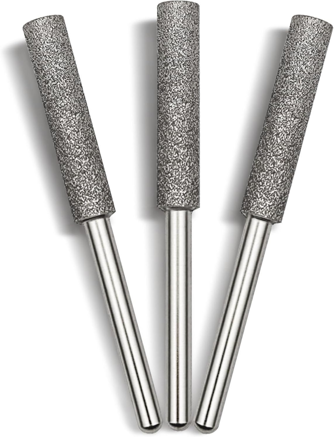 CBN Chainsaw Sharpener Bits, 7/32 Inch, 3-Pack, for Carbide & Steel Chain Saws (7/32 inch)