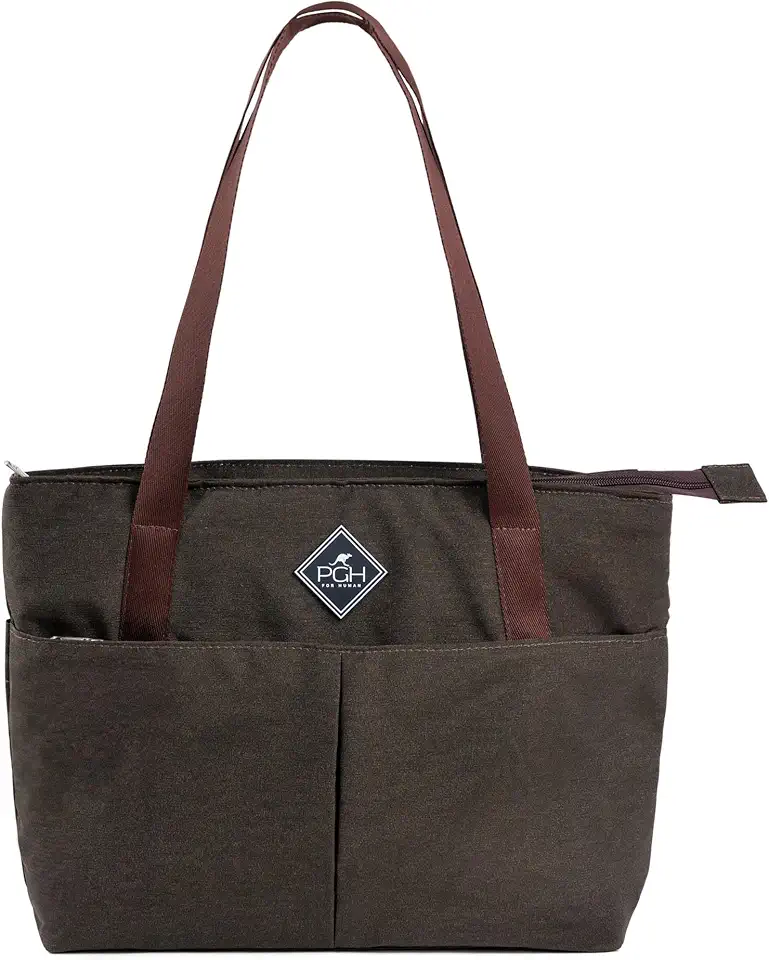 Bolsa Feminina Grande para Trabalho ou Faculdade com espaço para Notebook, PGH City Preto