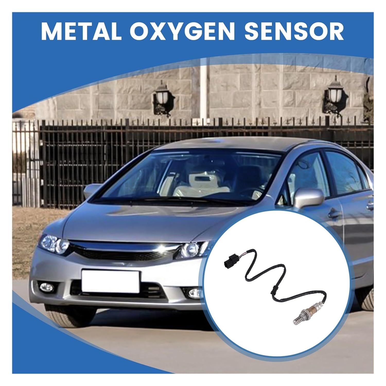 A22P O2 Oxygen Sensor Downstream Compatible for Civic 1.8L 1.3L 2006-2014 234-4350 250-24786 Automotive Parts Replacement Automotive Oxygen Sensor