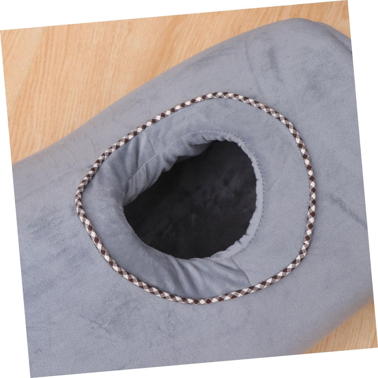 Warm Small Dog Bed Insulated Cat Tunnel Bed Nest Perfect for Cold Winter Days