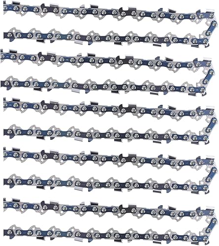 Cadena de motosierra de 20 pulgadas, paso de 3/8 pulgadas, calibre 72 de 0.050 pulgadas (4 pulgadas 28DL1/4 pulgadas LP.043 pulgadas)