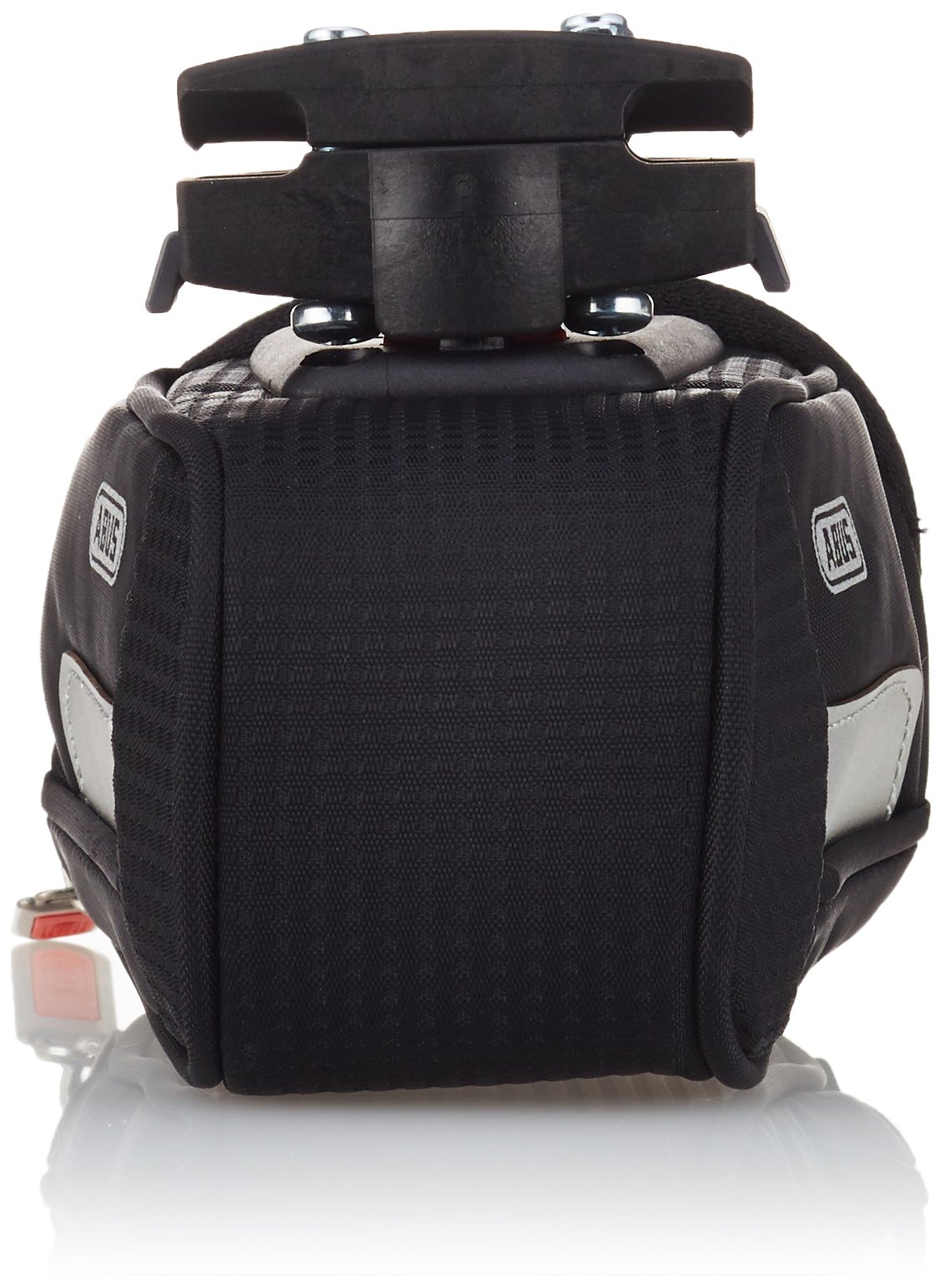 ABUS Borsa da Sella Oryde ST 2085 KF - Borsa da Bicicletta con Copertura Antipioggia - 145 mm x 75 mm - capacità 0,7 Litri, Nero