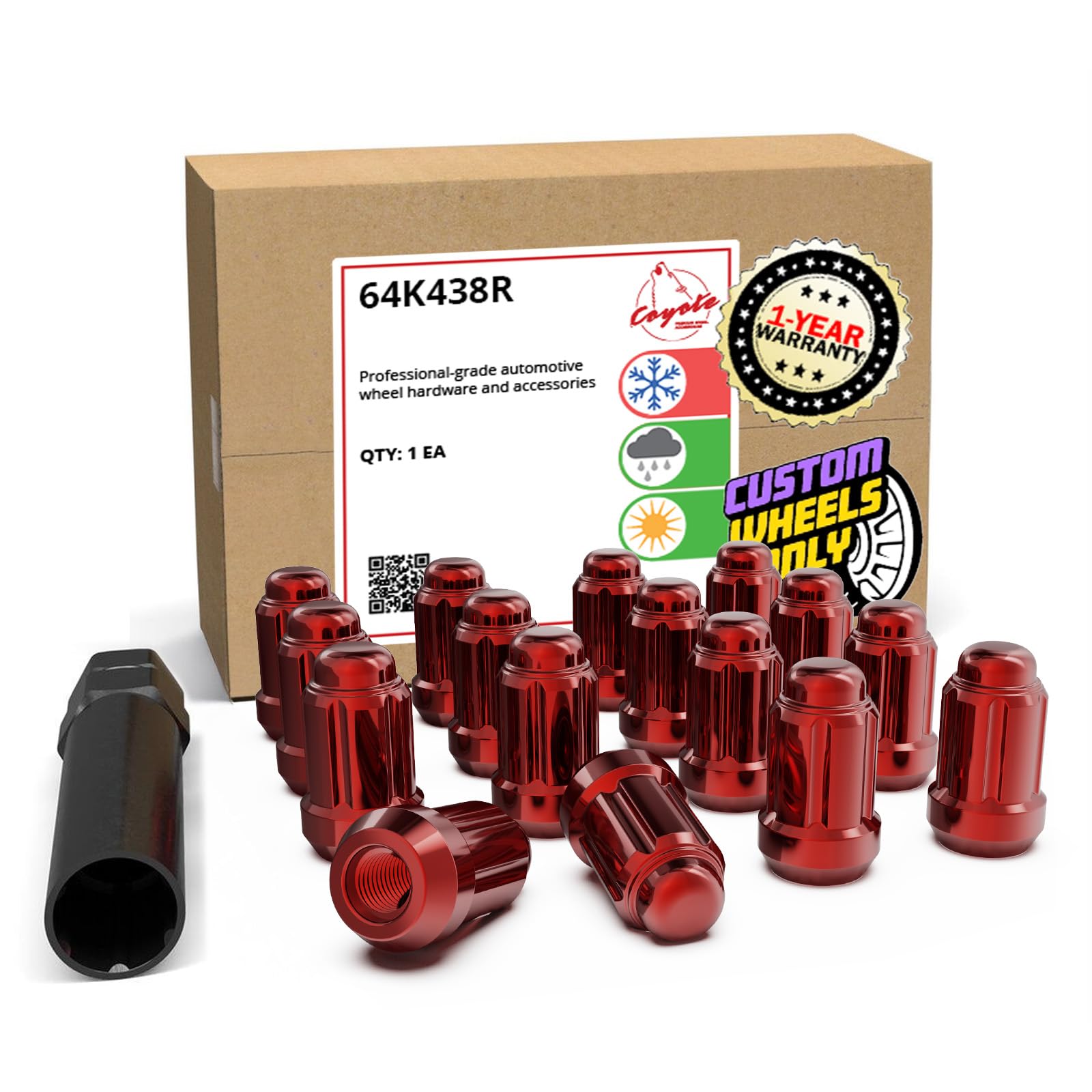本A-22 赤10 ① Amazon.com: Wheel Accessories Parts 16 Pcs M10x1.25 10x1.25 Thread