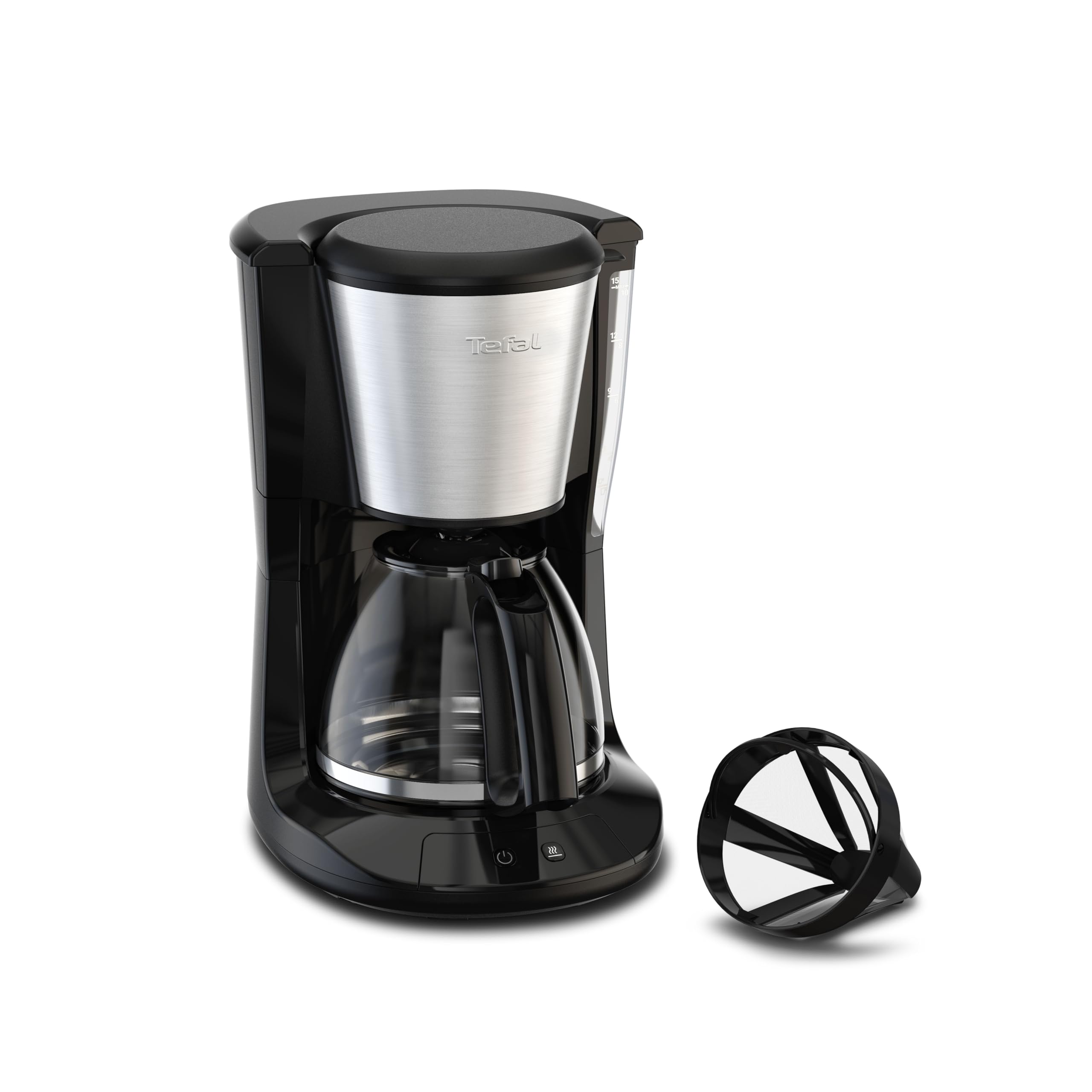 Tefal Subito Filterkaffeemaschine, optionale Warmhaltefunktion, 1,25 l