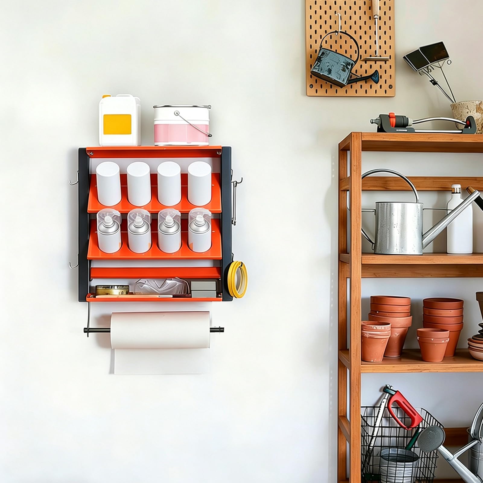 Hyuduo Soporte para Botella de Spray Montado en la Pared, Resistente con