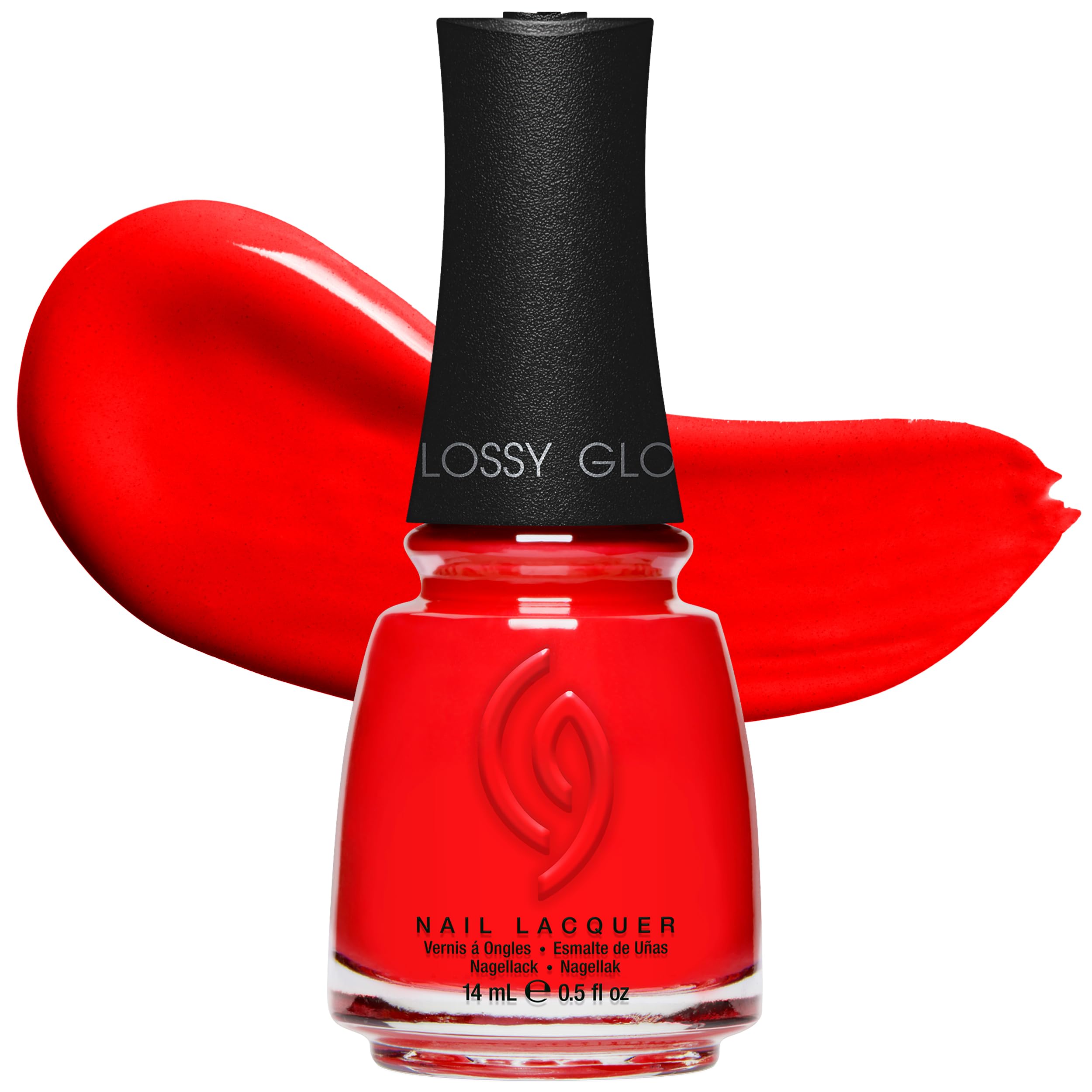 CG Nail Polish Flame-Boyant – Classic Red Gel Nail Lacquer for DIY Manicure, Chip-Resistant, Glossy Finish, 0.5 fl oz