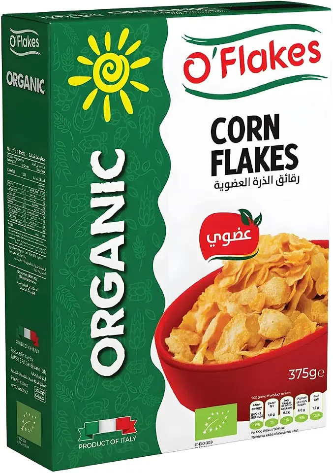 O' Flakes Organic Corn Flakes 375g